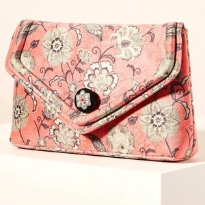 ANTHROPOLOGIE VELVET clutch/crossbody bag